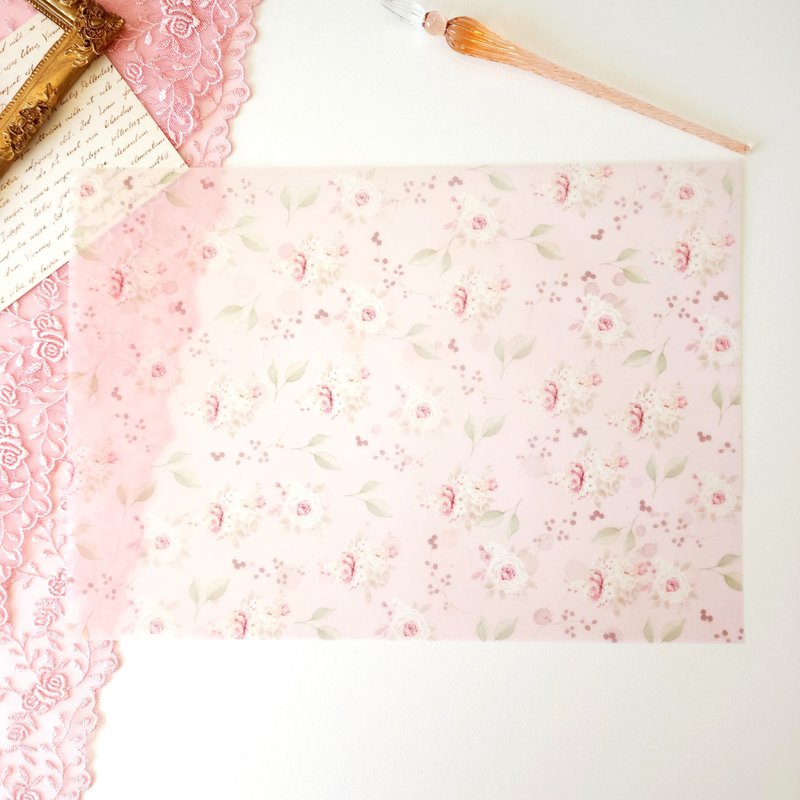 SAKURA.ROSE Design Tracing Paper 1 - Other - Paper Pink