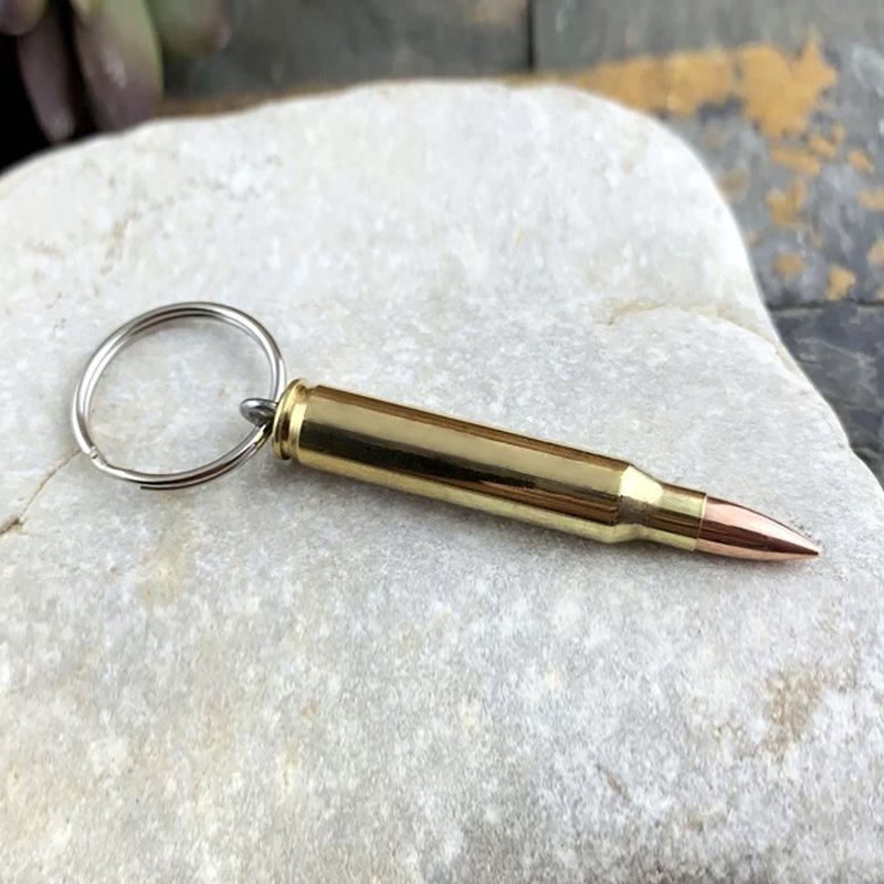Bullet Designs 223步槍子彈鑰匙圈 /金屬復古創意造型質感鑰匙扣 - 鑰匙圈/鑰匙包 - 其他金屬 