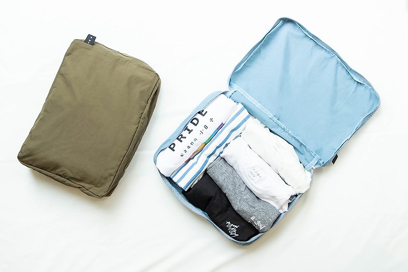 旅行分類収納袋ユニバーサルバッグ| - ポーチ - 防水素材 ブルー