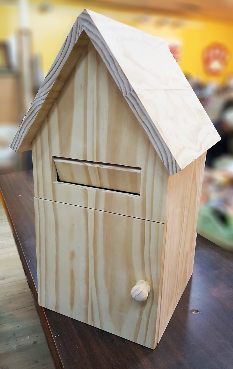 [Bear Ken Woodworking Workshop]//Customized//Customized Mailbox - Other - Wood Brown