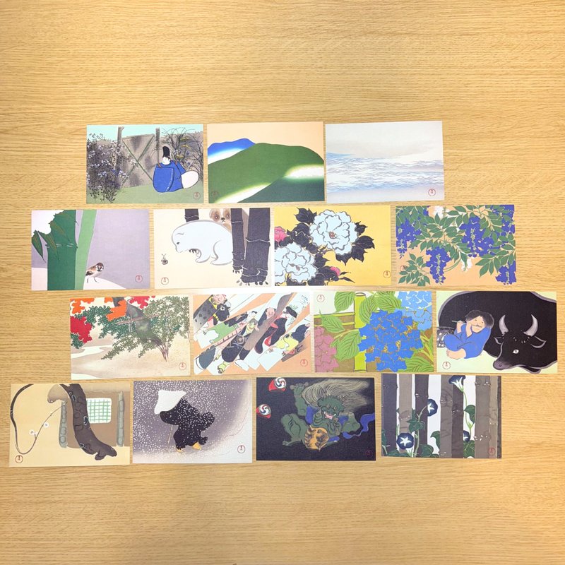 【隨機】京都芸艸堂明信片-神坂雪佳 - 卡片/明信片 - 紙 