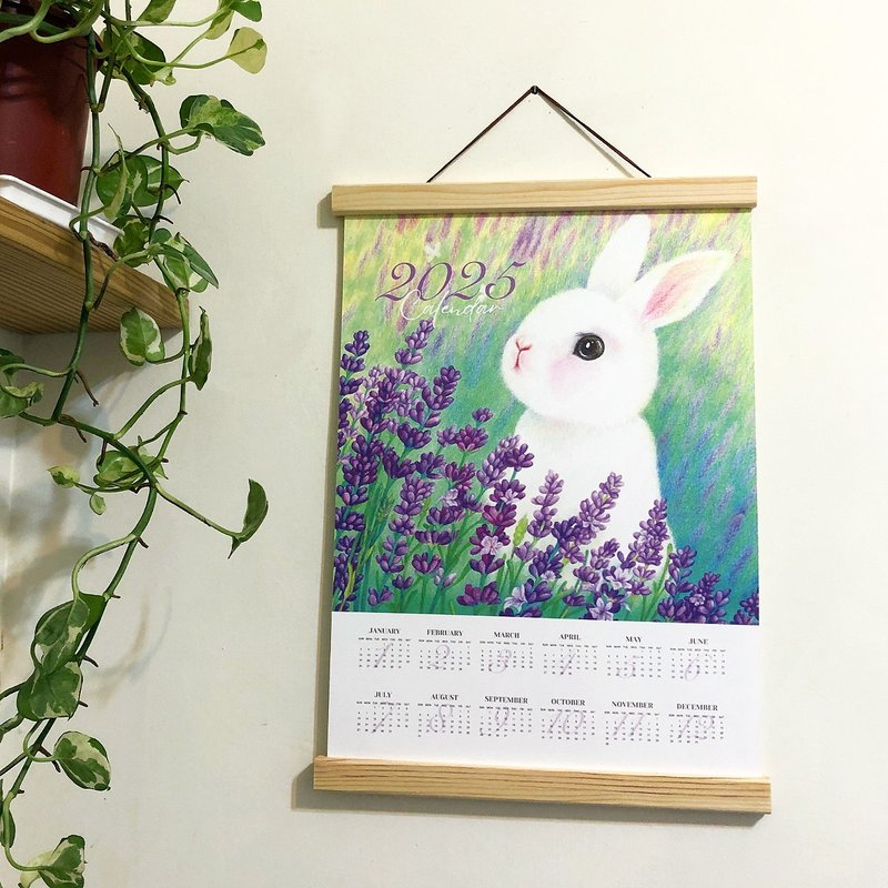 2025 Huatu Wooden Wall Calendar/Annual Calendar-B - Calendars - Paper 