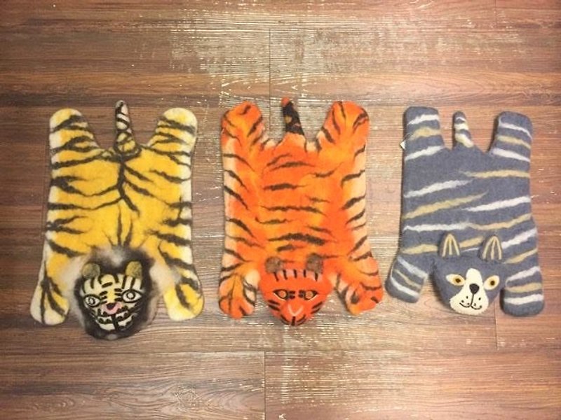 ☆ playful three-dimensional terrifying animal potholder ☆ (three) - Items for Display - Wool Multicolor