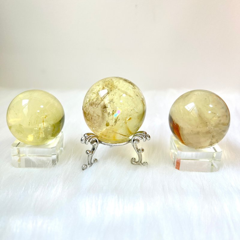 黃水晶球 | 水晶 | 水晶球 | 水晶擺件 - 擺飾/家飾品 - 水晶 黃色
