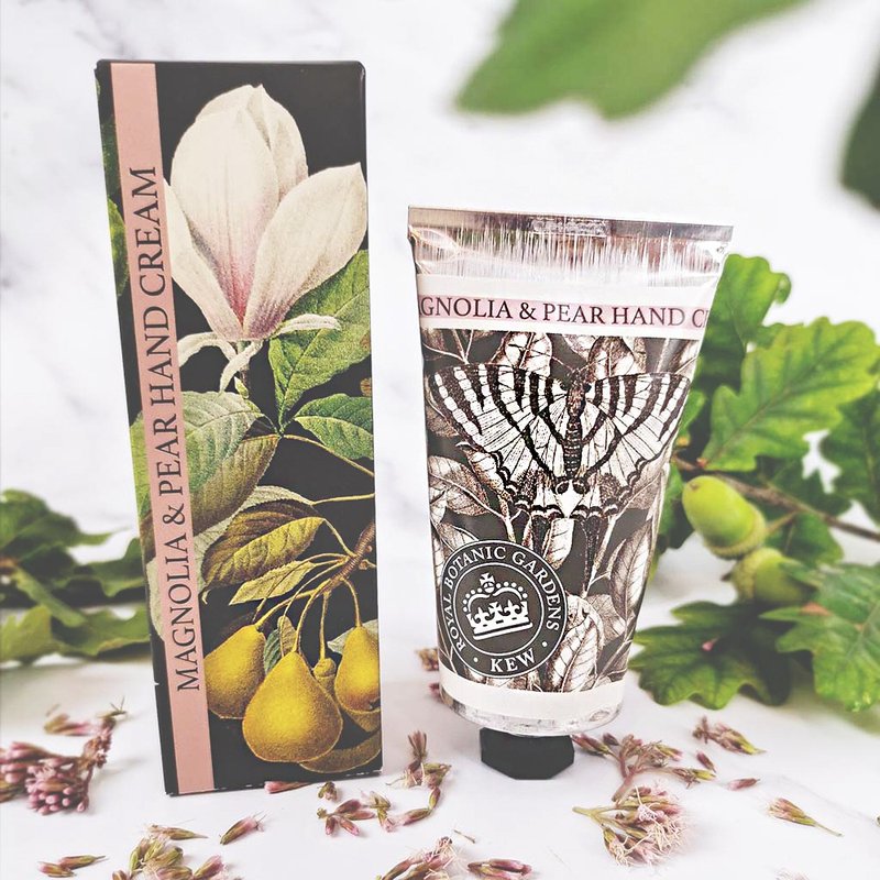 [A must-have gift] British ESC Royal Botanic Gardens Shea Butter Hand Cream 75ML-Pear Magnolia - บำรุงเล็บ - วัสดุอื่นๆ 