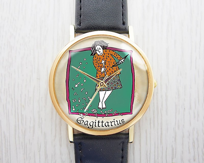 Sagittarius-Time Women's Watches/Men's Watches/Unisex Watches/Accessories【Special U Design】 - Women's Watches - Other Metals Brown