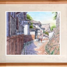 水彩画原画 朝の交差点風景 ＃660 | iichi 日々の暮らしを