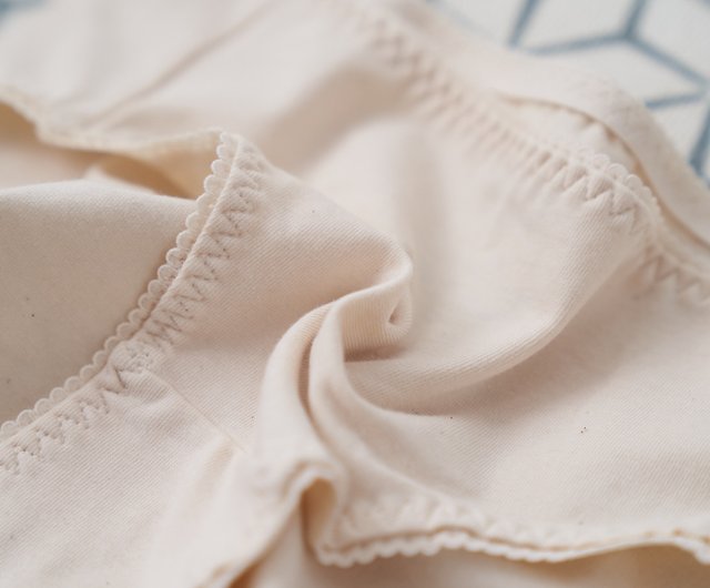 Women's organic cotton mid-waist triangle super elastic underwear