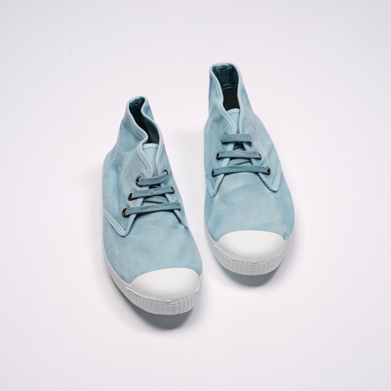 西班牙帆布鞋 CIENTA 60777 72 淡藍色 洗舊布料 大人 Chukka - 女休閒鞋/帆布鞋 - 棉．麻 藍色