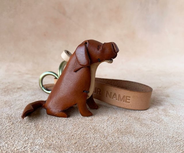 Classic Tan Animal Spot Keyring