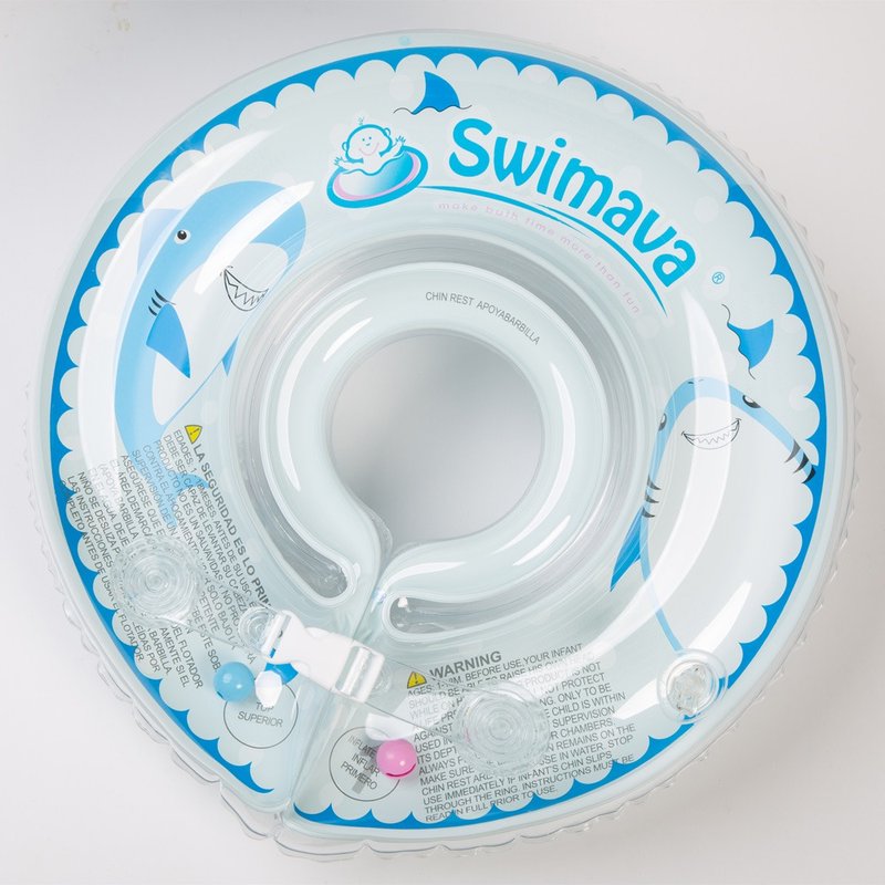 British Swimava G1 Cool Shark Baby Swim Neck Ring - Standard Size - อื่นๆ - พลาสติก สีแดง