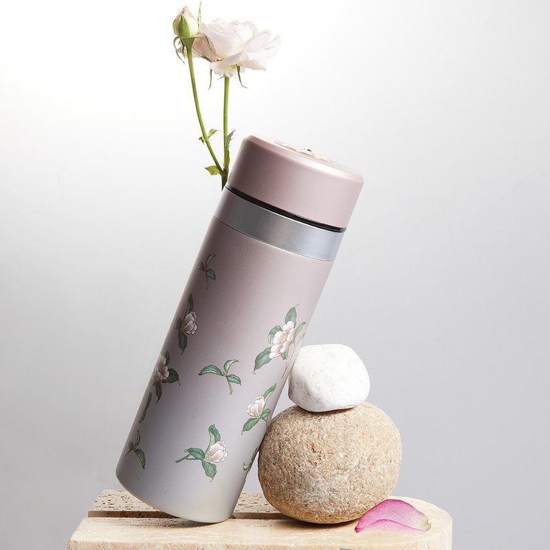 吉星花神活瓷保溫杯 / 鎏金 / 2色 330ml - 保溫瓶/保溫杯 - 不鏽鋼 白色