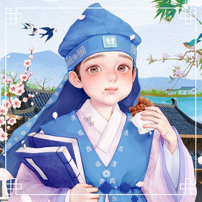 (little boy) crying couple (6Color) - 貼紙 - 紙 