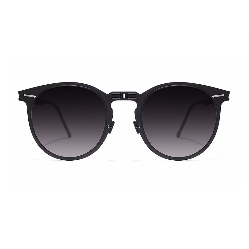 ROAV-RIVIERA / black frame / gradient black lens - Sunglasses - Stainless Steel Black