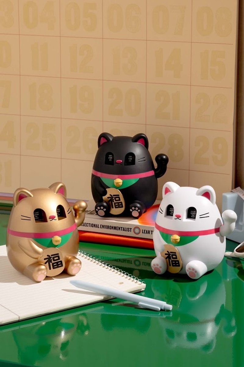 Magic Maneko Lucky Cat Fortune Teller - ของวางตกแต่ง - พลาสติก 