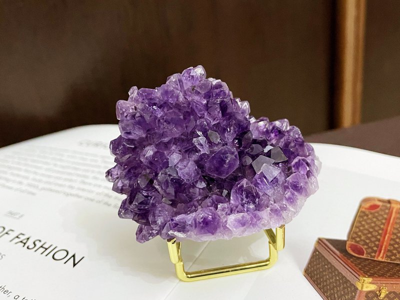 天然紫晶 消磁 淨化 財富 貴人 紫晶蔟 - 擺飾/家飾品 - 水晶 紫色