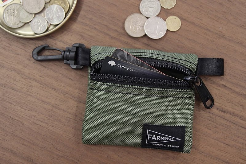 FARM HUT 戶外防潑水多功能收納袋(附背帶) CARD - 零錢包/小錢包 - 其他材質 多色