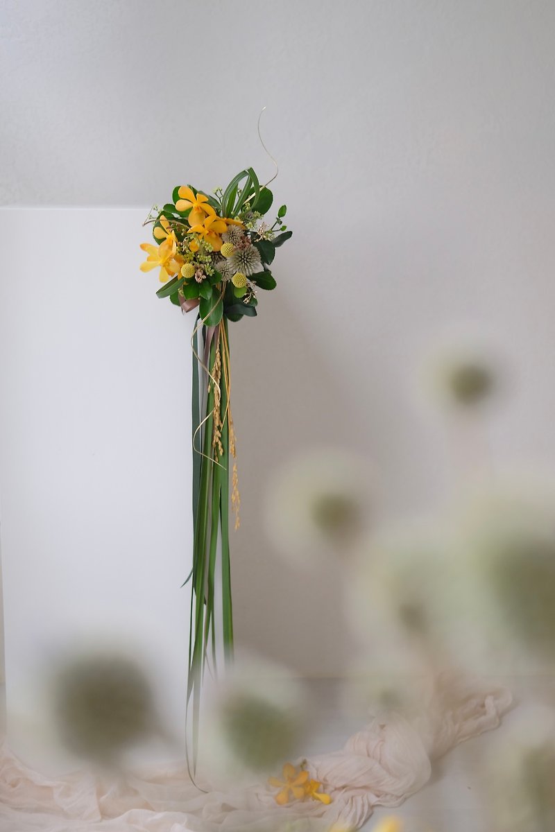 2024 Dragon Boat Festival Ornament Gift Box Orchid - ของวางตกแต่ง - พืช/ดอกไม้ สีเขียว