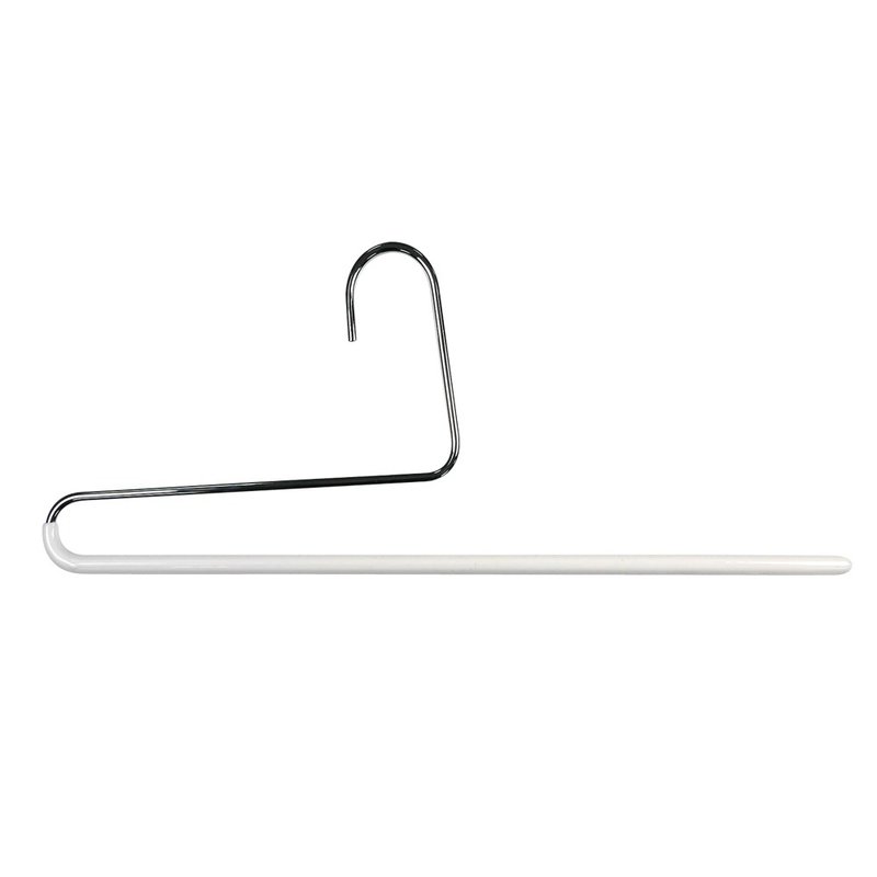 [Germany MAWA] Fashionable and classic storage single-row trouser rack 35cm (white/10 pieces) - Hangers & Hooks - Other Metals White