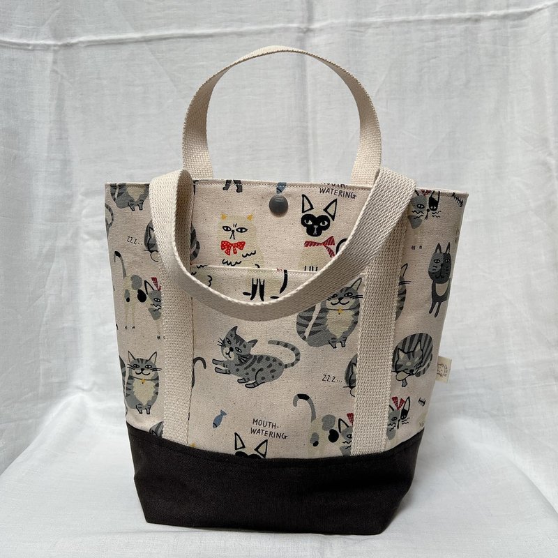 [Customized Gift] Lunch Tote Bag Lunch Bag Tote Bag Fabric Bag - Handbags & Totes - Cotton & Hemp 