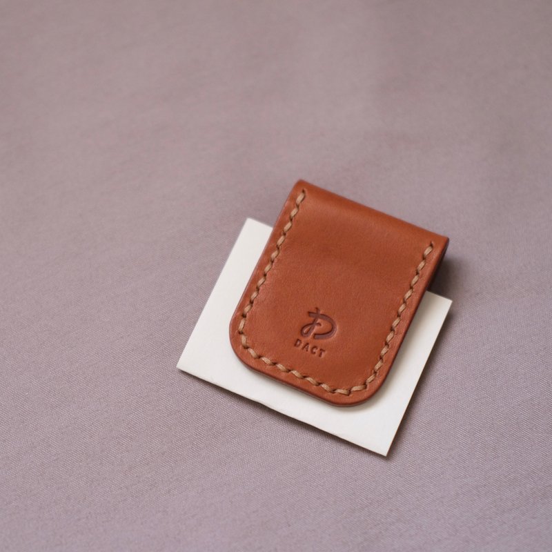 Storage/money clip - อื่นๆ - หนังแท้ สีนำ้ตาล