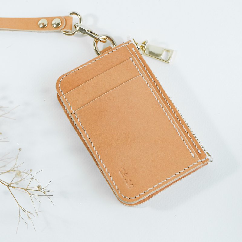 zip wallet with strap - Wallets - Genuine Leather 