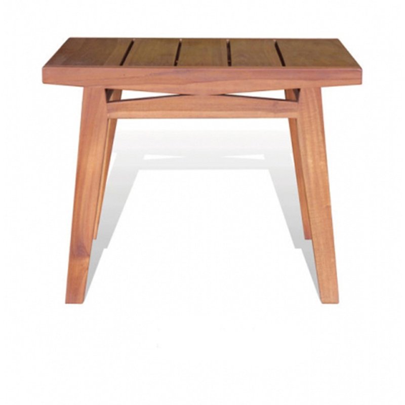 Asian Summer Square Table Side Table-Asha - เฟอร์นิเจอร์อื่น ๆ - ไม้ 