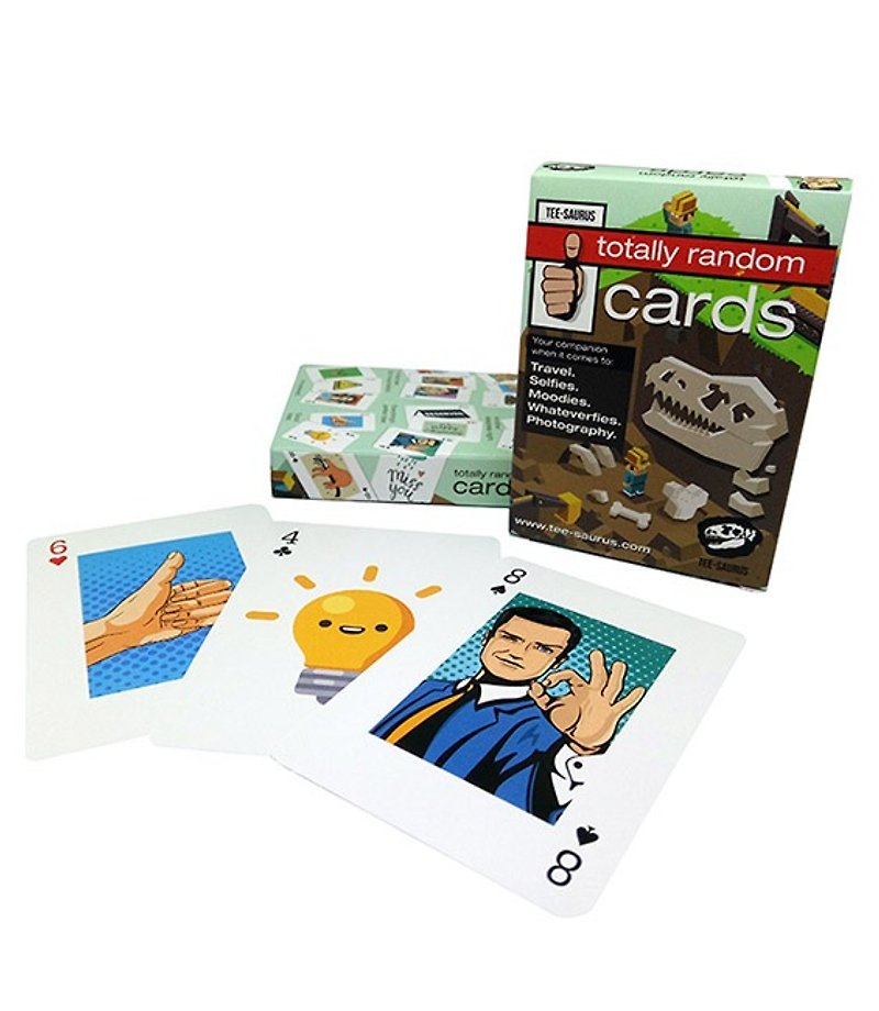Tee-Saurus Totally Random Talking Cards - Other - Paper Khaki