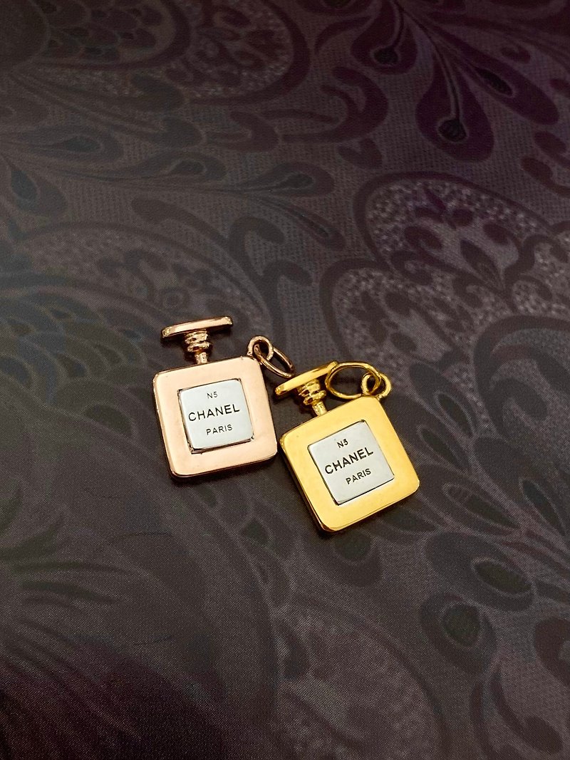 Fragrance Girl—Perfume Necklace Pendant - พวงกุญแจ - โรสโกลด์ สึชมพู