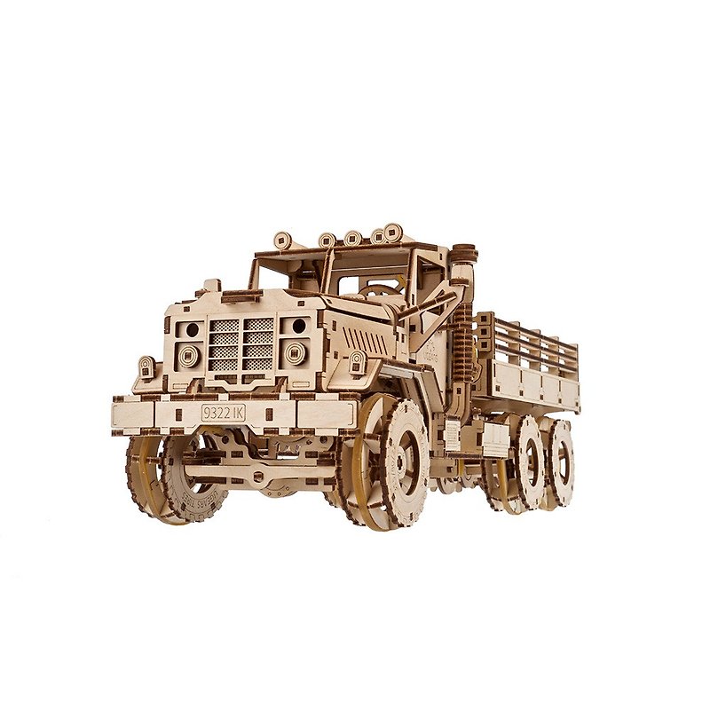 /Ugears/ Mack All Terrain Bulldog Truck - Wood, Bamboo & Paper - Wood 
