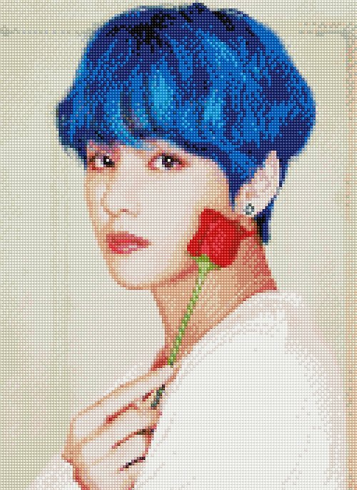 BTS exclusive official license PAINTING_Jin Jin Shuozhen diamond painting  40x50cm - Shop ilovepainting Illustration, Painting & Calligraphy - Pinkoi