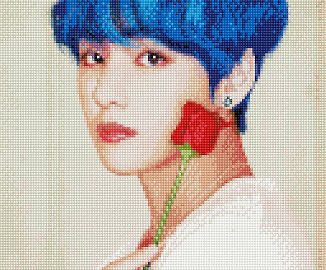 BTS exclusive official license PAINTING_V Kim Taehyung diamond