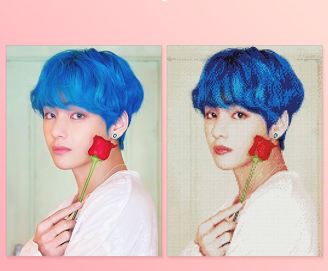 BTS exclusive official license PAINTING_V Kim Taehyung diamond