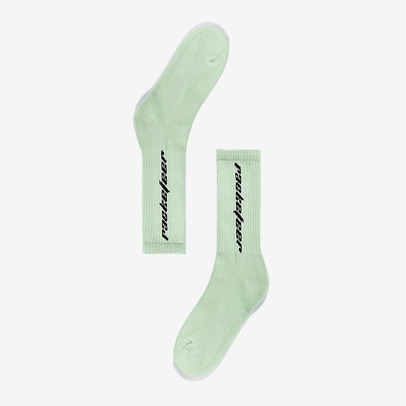 Jacquard Comfort Cotton Men's Socks::Mint Green:: - Socks - Cotton & Hemp Green
