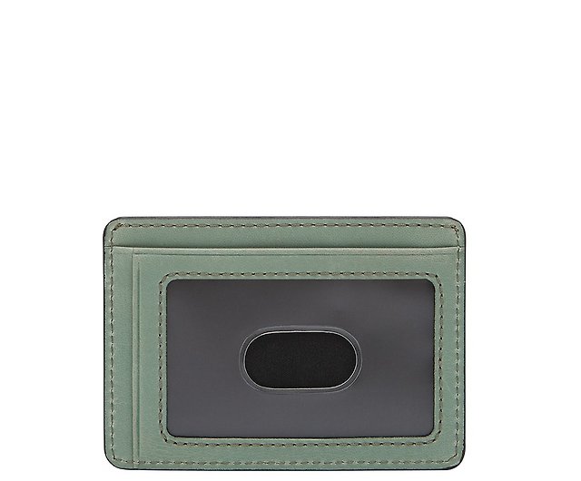 LODIS Set of 2 Italian Leather Credit Card Cases w/ RFID