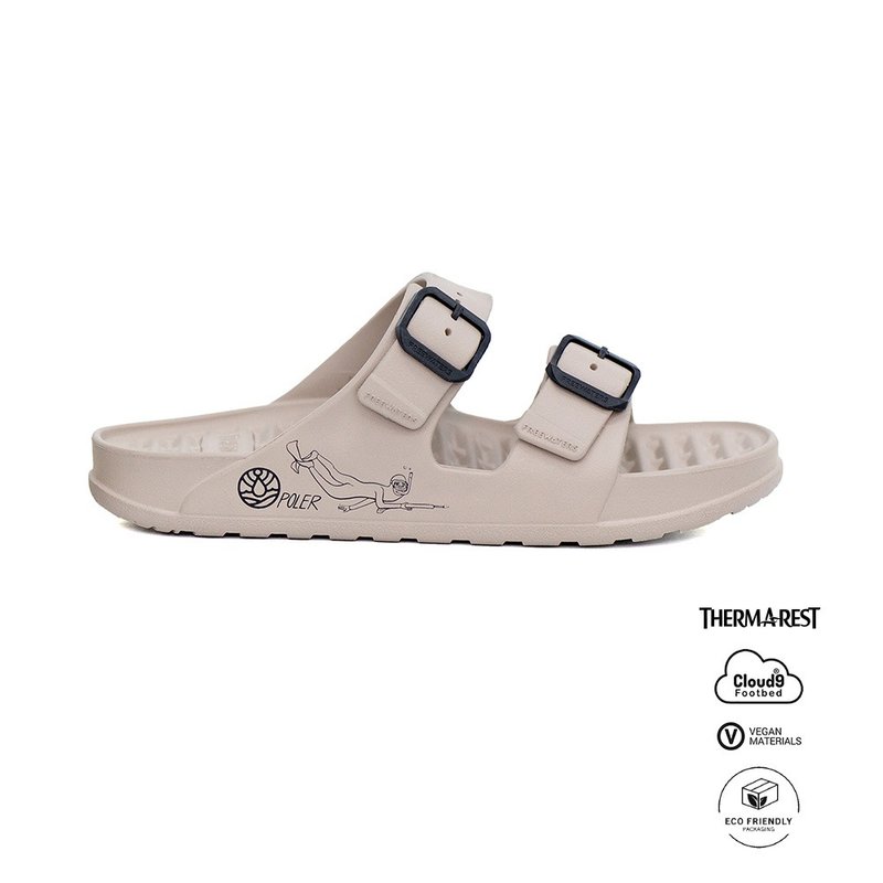 Freewaters Cloud9 Explorer joint waterproof air cushion sandals/Stevie Gee black - Sandals - Silicone Gray