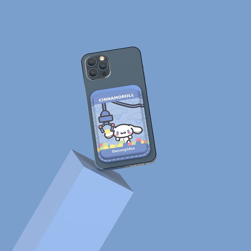 Cinnamoroll x thecoopidea Silver iPhone Magnetic Card/Wallet Case - Card Holders & Cases - Polyester 