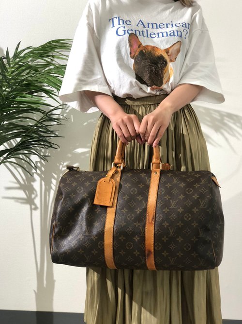 Directly shipped from Japan, brand name used packaging] LOUIS VUITTON  Monogram Keepall 45 M41428 Boston bag Brown t75hrk - Shop solo-vintage  Handbags & Totes - Pinkoi