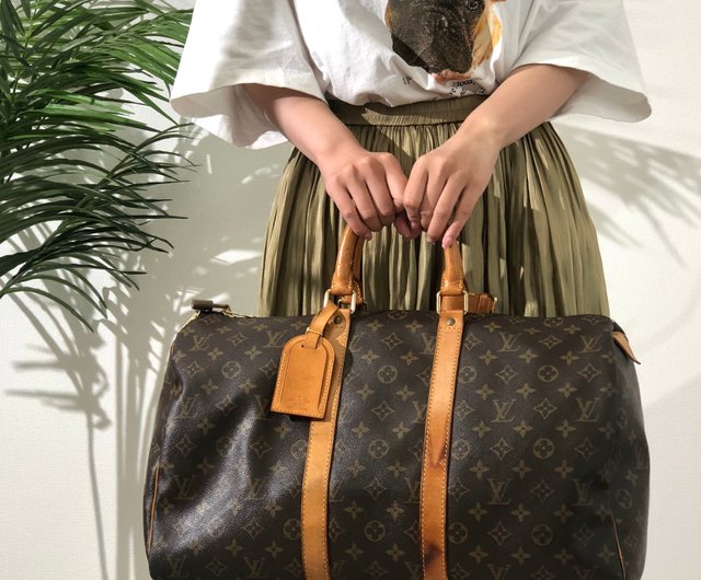 Louis Vuitton Vintage - Monogram Keepall 45 Bag - Brown - Monogram