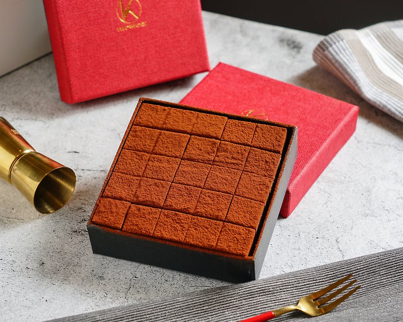 85% Valrhona Bittersweet Dark Raw Chocolate Valentine's Day Gift Birthday (Available only on Monday) - Chocolate - Fresh Ingredients Red