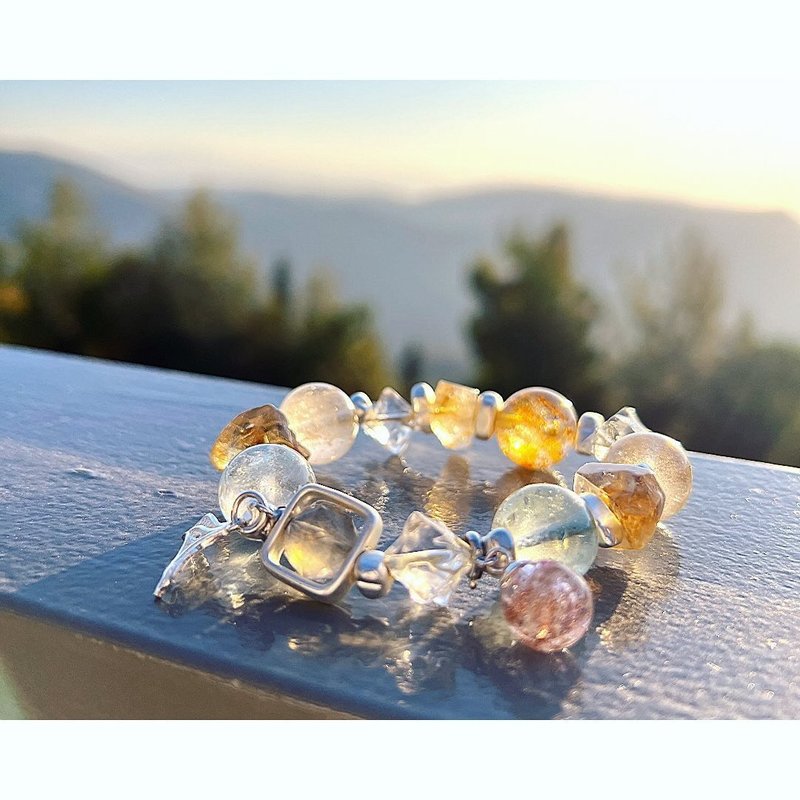 彩托帕@香薰水晶手鏈 - 手鍊/手環 - 水晶 綠色