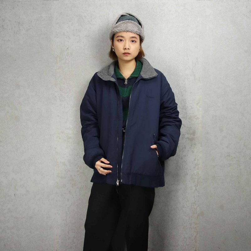 Tsubasa.Y Ancient House 004 Dark Blue LLBean Brushed Windproof Jacket, Waterproof Jacket Function - Men's Coats & Jackets - Nylon 