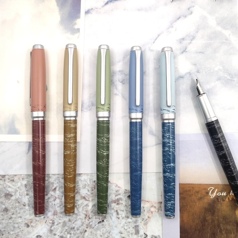 [Graduation Gift] IWI Nature Natural Series Fountain Pen #Limited Time Engraving - Fountain Pens - Other Metals Multicolor