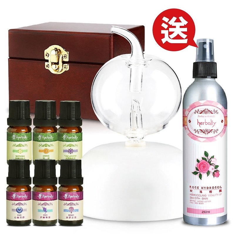 [Herbal Truth] Bubble Bubble Diffusion Instrument Fragrance Set (Send!! Rose Original Dewx1) - Fragrances - Wood 