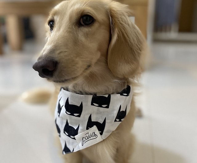 Puppy Paws Dog Bandana. Handcrafted Dog Accessories. Unique 