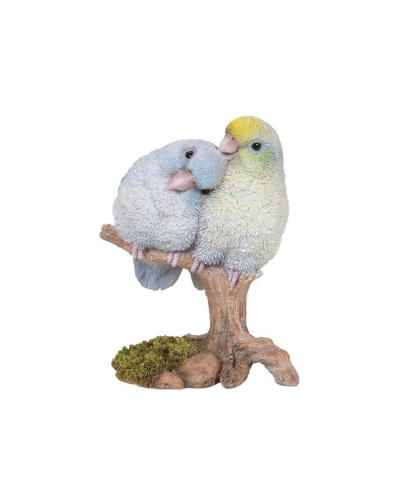 ZOOCRAFT realistic animal series Pacific parrot shaped paper clip iron absorber/desk decoration storage - อื่นๆ - เรซิน สีเขียว