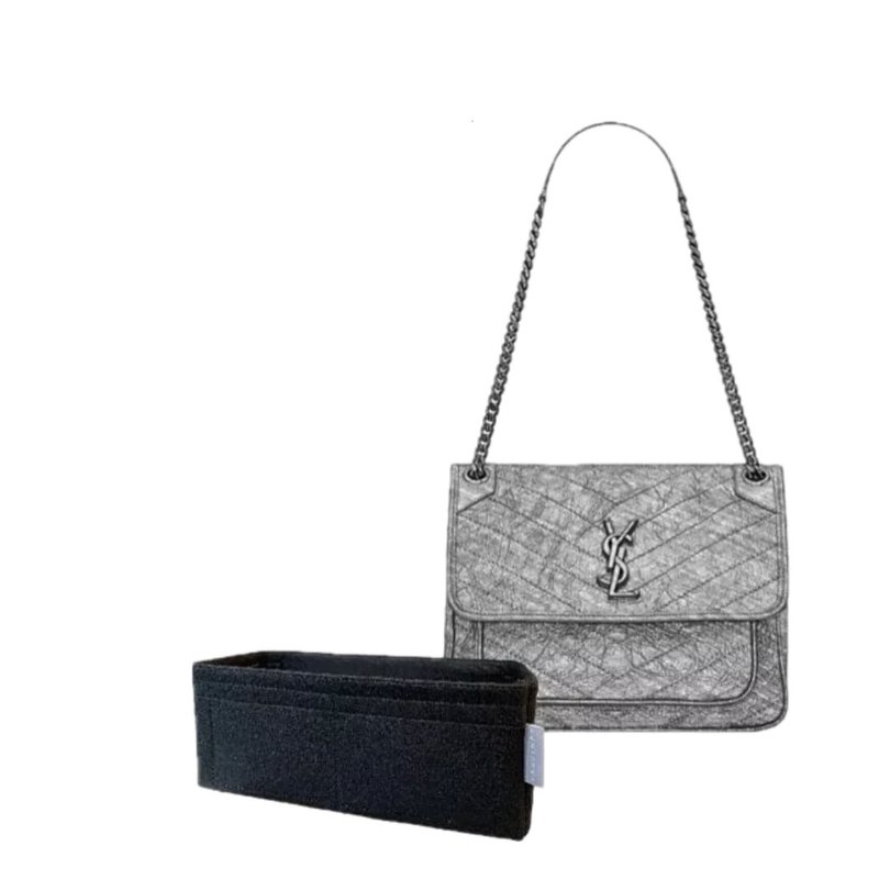 【香港製造|韓國絨布】Bag Organizer - YSL Baby Niki - 化妝包/收納袋 - 其他材質 多色