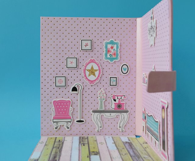 Printable Dollhouse for Paper Dolls Digital download DIY -  Portugal