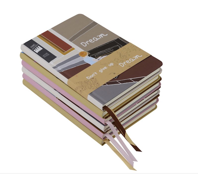 Amnery Dream Series Hardcover A5 Hardcover Notebook - สมุดบันทึก/สมุดปฏิทิน - กระดาษ 