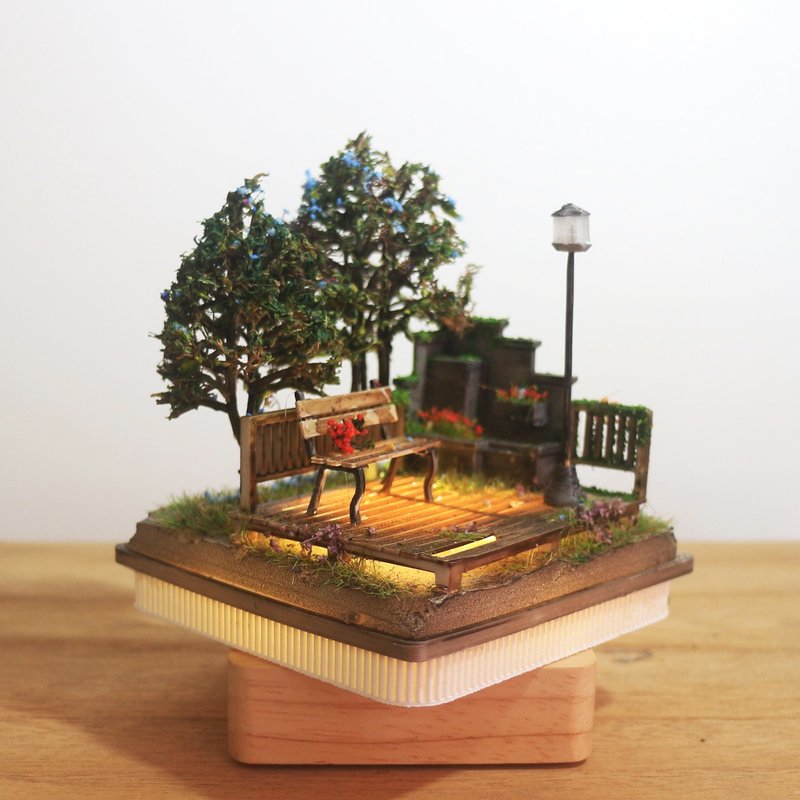 公園長椅 - 擺飾/家飾品 - 木頭 多色